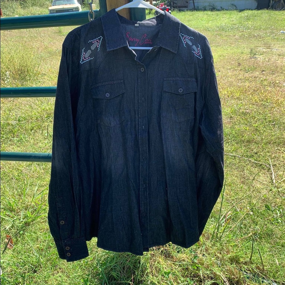 Sherri Cervi Jean shirt